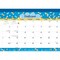 Busy Bees | 2027 14 x 10 Inch 18 Months Monthly Desk Pad Calendar | July 2026 - December 2027 | Sticker Sheet | Plato | Planning Stationery